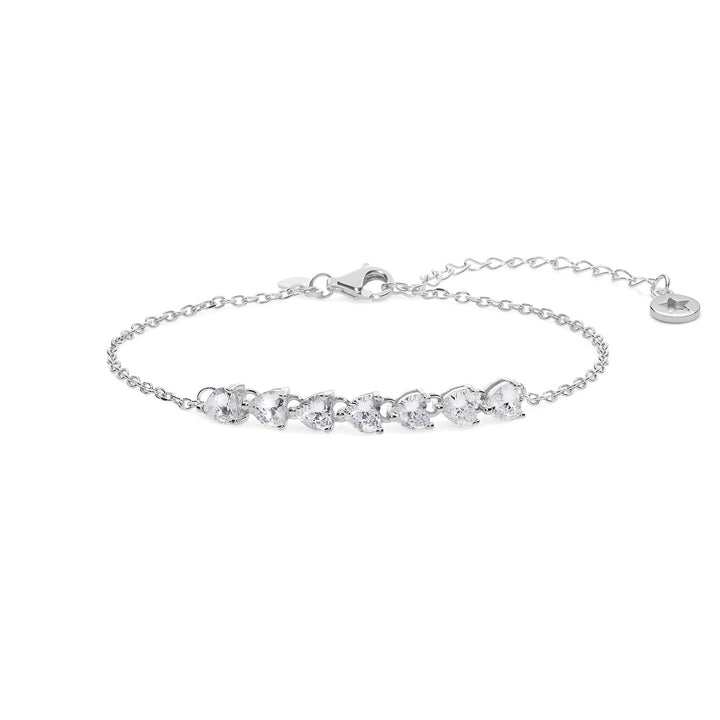 Comete Bracciale cuori in Argento degradè BRA233