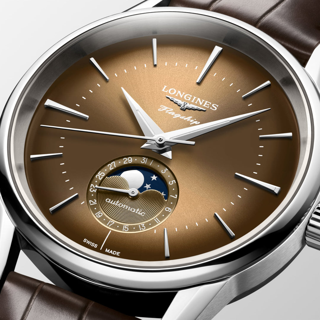 LONGINES - FLAGSHIP HERITAGE MOONPHASE - L4.815.4.62.2