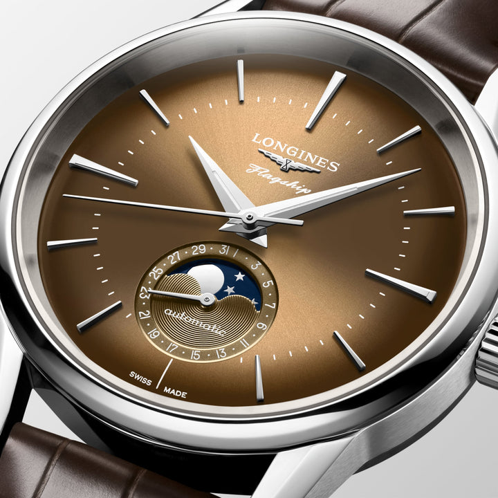 LONGINES - FLAGSHIP HERITAGE MOONPHASE - L4.815.4.62.2
