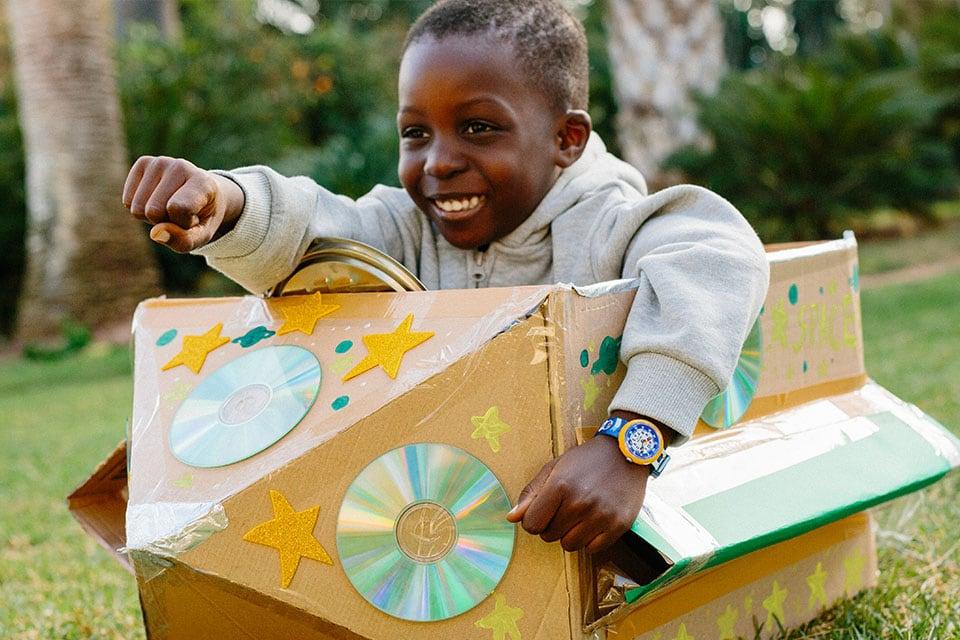 Ρολόι Flik Flak ASTRODREAMS Future Dreams 32mm FBNP216 - Capodagli 1937