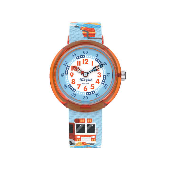 Flik Flak hodinky FIRE STOPPER Future Dreams 32mm FBNP218 - Capodagli 1937