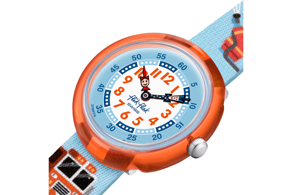 Flik Flak hodinky FIRE STOPPER Future Dreams 32mm FBNP218 - Capodagli 1937