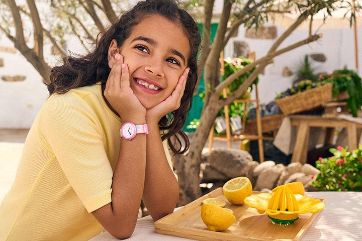 Relógio Flik Flak FLYING BUBBLES Organized Chaos 32mm FBNP224 - Capodagli 1937