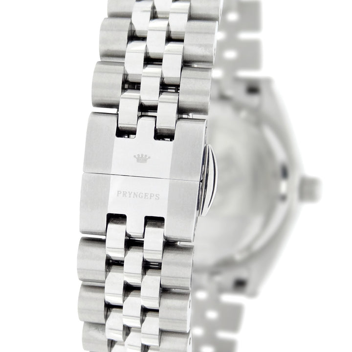 Pryngeps Erre X 32mm white steel quartz watch A822/2 BI