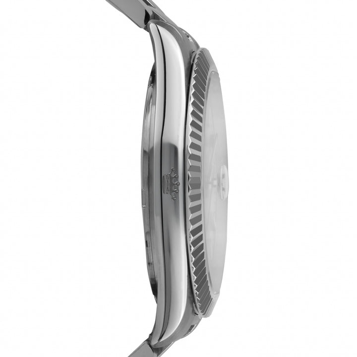 Pánské hodinky Pryngeps 41mm bílá ocel quartz A1212 BI