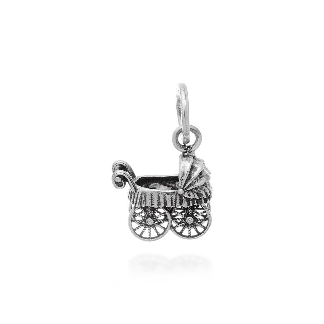 Colgante con dije Giovanni Raspini Cochecito de bebé plata 925 10001 - Capodagli 1937