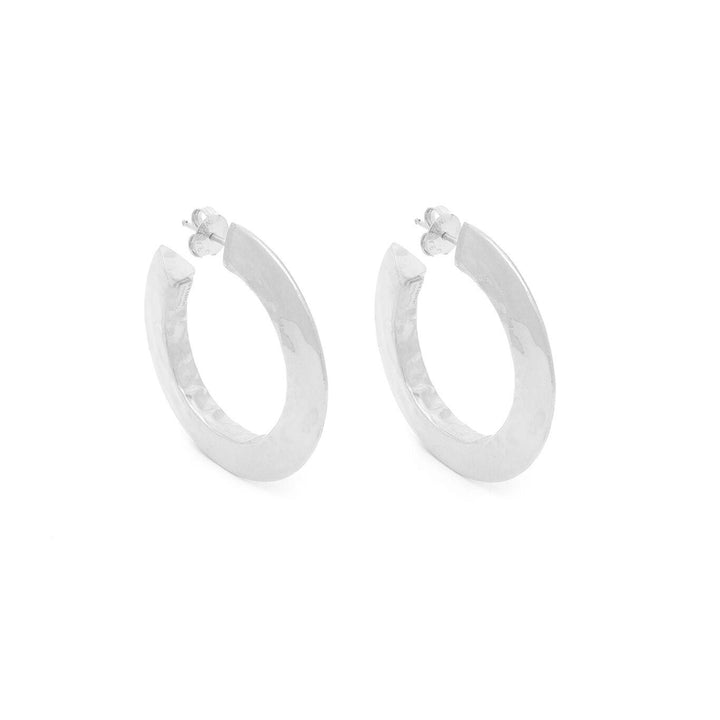 Giovanni Raspini Blade Grandi hoop øreringe 925 sølv 11776 - Capodagli 1937