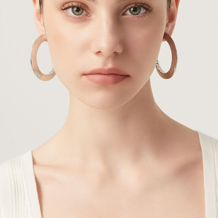 Giovanni Raspini Blade Grandi hoop øreringe 925 sølv 11776 - Capodagli 1937