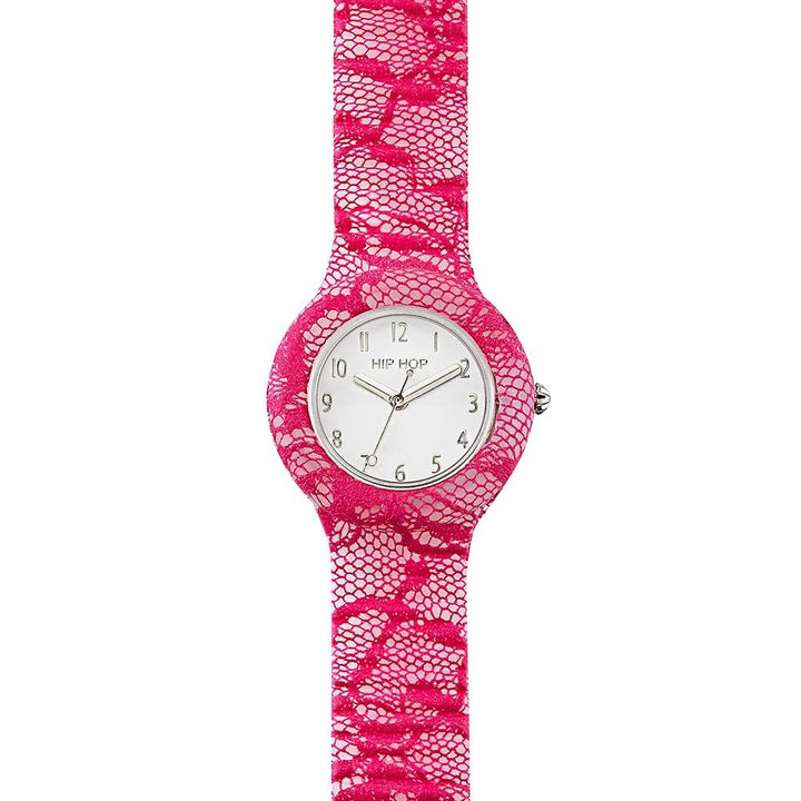 Hip-Hop-Uhr PINK LACE Lace-Kollektion 32 mm HWU1187 – Capodagli 1937