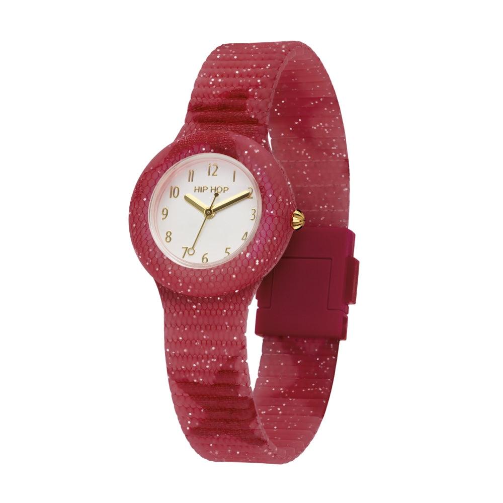 Reloj Hip Hop PINK RED STAR Colección Lace 32mm HWU1225 - Capodagli 1937