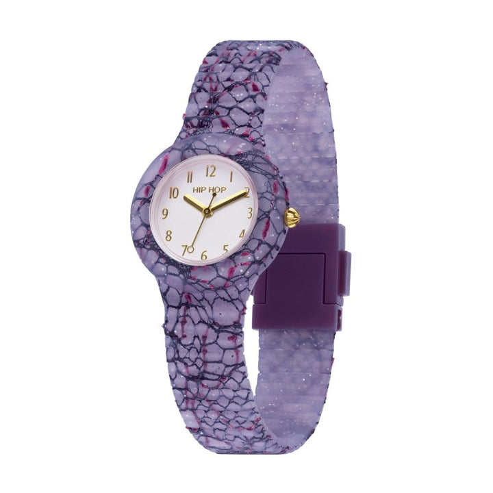 Hip Hop óra LILA ÉS FUCHSIA Csipke kollekció 32mm HWU1224 - Capodagli 1937
