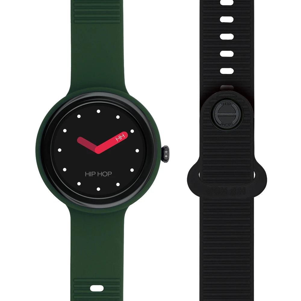 Relógio smartwatch Hip Hop Hero.Next Jungle Verde 41mm HWU1198 - Capodagli 1937