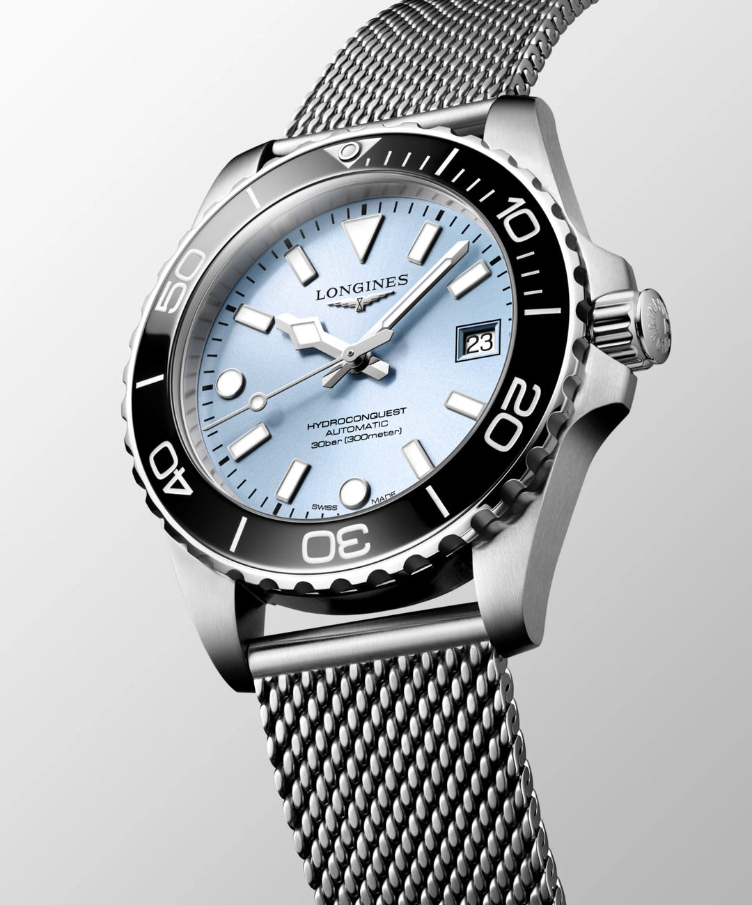Longines Hydroconquest kello 39mm sininen automaattinen teräs L3.779.4.99.6