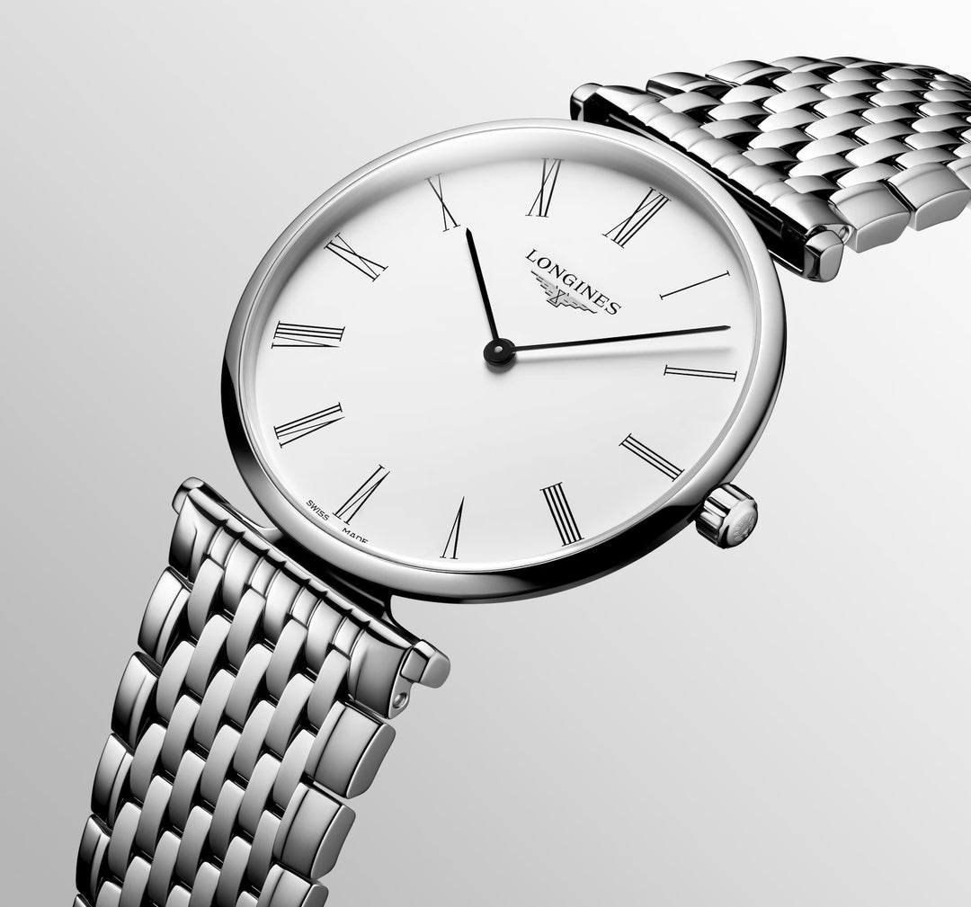 Longines kello La Grande Classique De Longines 38mm valkoinen kvartsiteräs L4.866.4.11.6