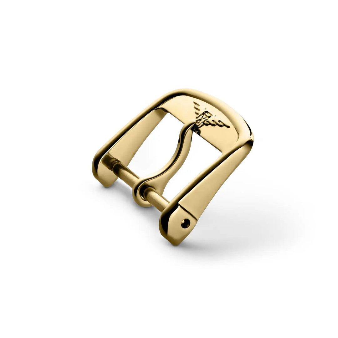 Longines gult guld PVD stålspänne 16mm L649101656 - Capodagli 1937