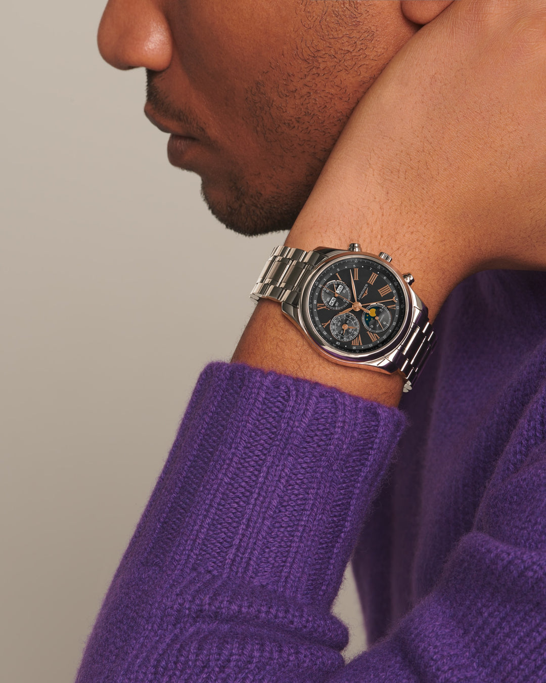 LONGINES – THE LONGINES MASTER COLLECTION CHRONO MOONPHASE – L2.673.4.61.6