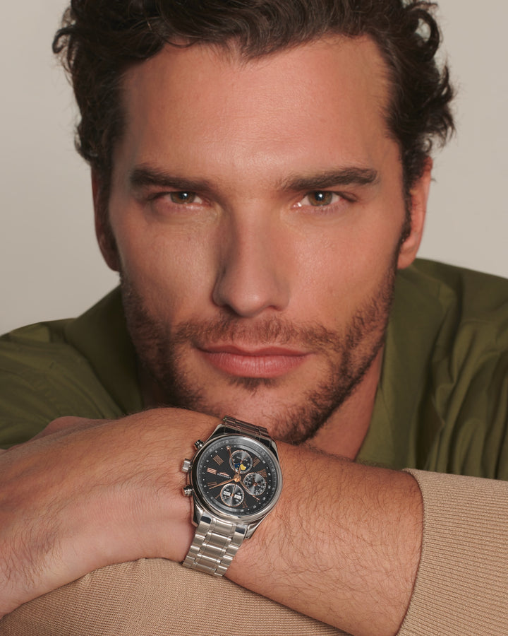 LONGINES – LA LONGINES MASTER COLLECTION CHRONO PHASE DE LUNE – L2.773.4.61.6