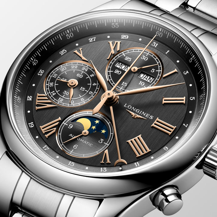 LONGINES – LA LONGINES MASTER COLLECTION CHRONO PHASE DE LUNE – L2.773.4.61.6