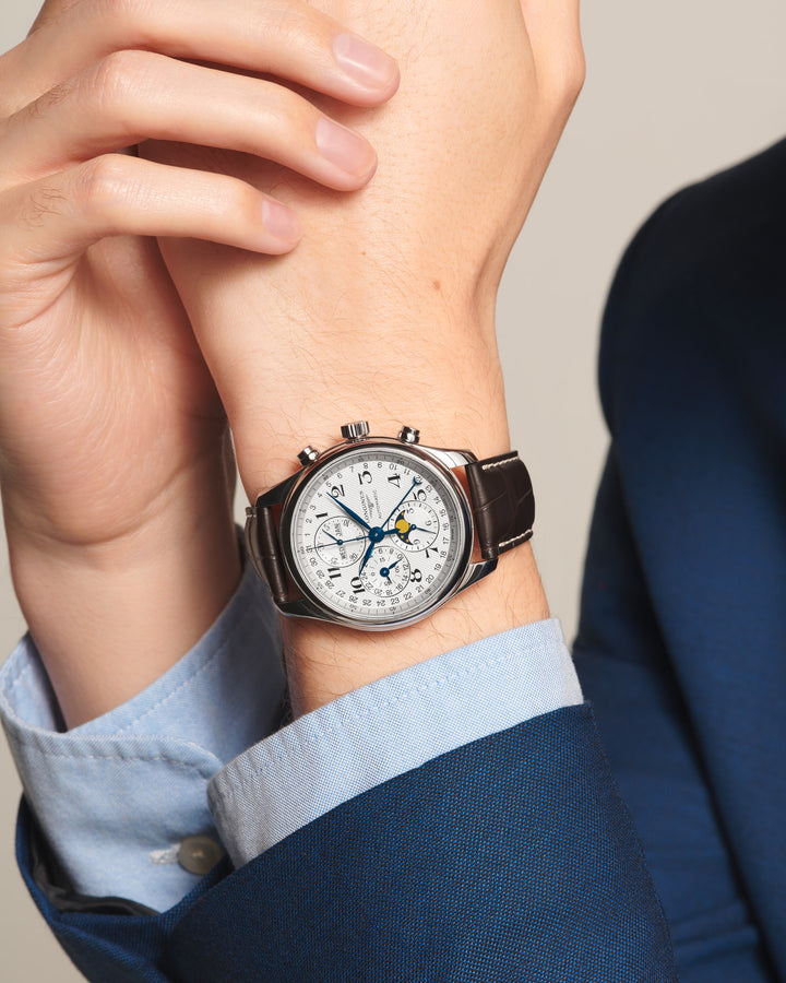 LONGINES – DE LONGINES MASTER COLLECTIE CHRONO MOONPHASE – L2.773.4.78.3
