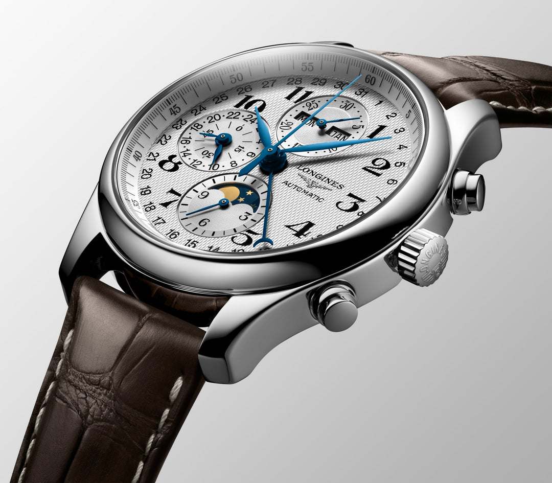 LONGINES – DE LONGINES MASTER COLLECTIE CHRONO MOONPHASE – L2.773.4.78.3