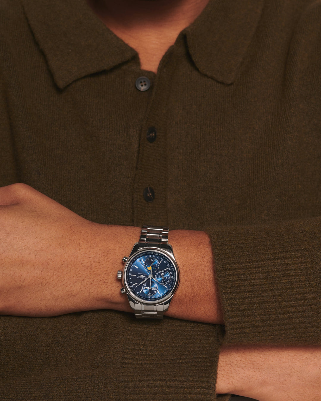 LONGINES – DE LONGINES MASTER COLLECTIE CHRONO MOONPHASE – L2.773.4.92.6