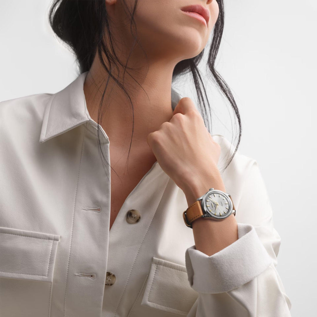 Longines Conquest Heritage hodinky 38mm stříbrná automatická ocel L1.649.4.72.2 - Capodagli 1937