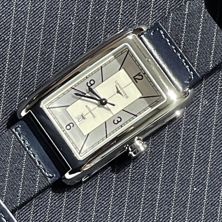 Longines Dolcevita kello 27x43mm hopea automaattiteräs L5.757.4.73.8 - Capodagli 1937