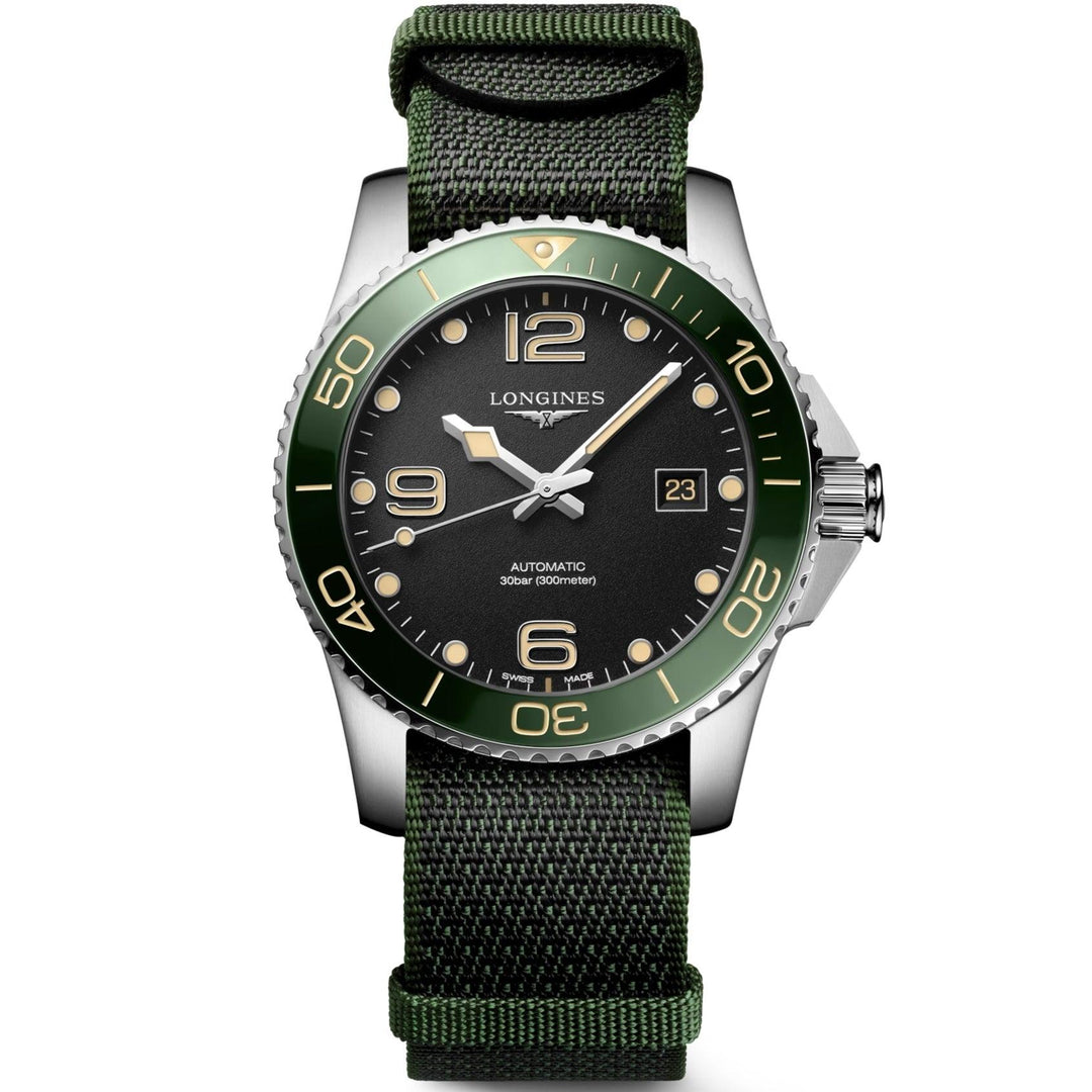 Longines HydroConquest ur 41mm sort automatisk stål L3.781.4.05.2 - Capodagli 1937