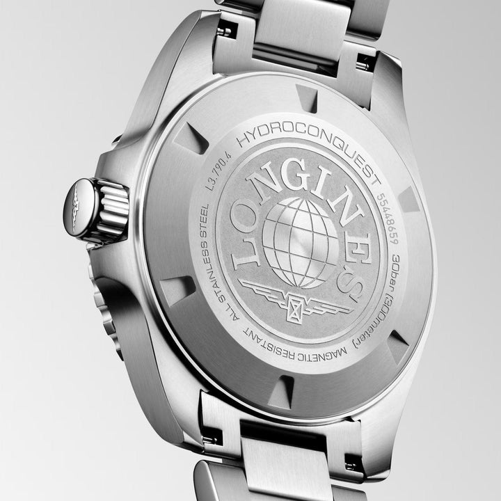 Longines Hydroconquest GMT 41mm hnědé automatické ocelové hodinky L3.790.4.66.6 - Capodagli 1937