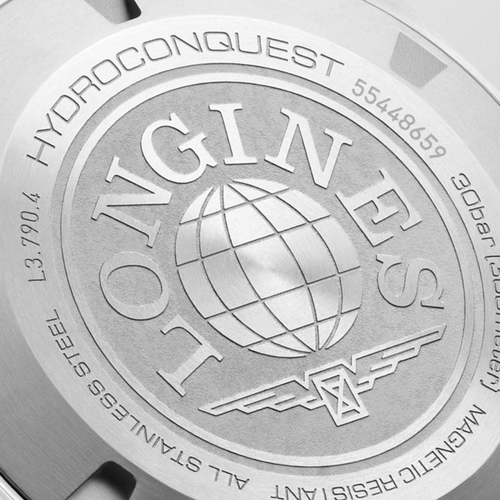 Longines Hydroconquest GMT 41mm hnědé automatické ocelové hodinky L3.790.4.66.6 - Capodagli 1937