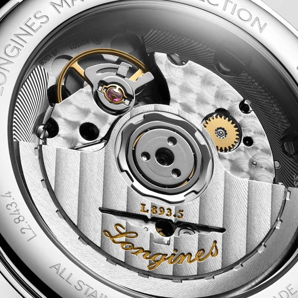 Longines Master Collection ur 38mm antracit automatisk stål L2.843.4.63.2 - Capodagli 1937