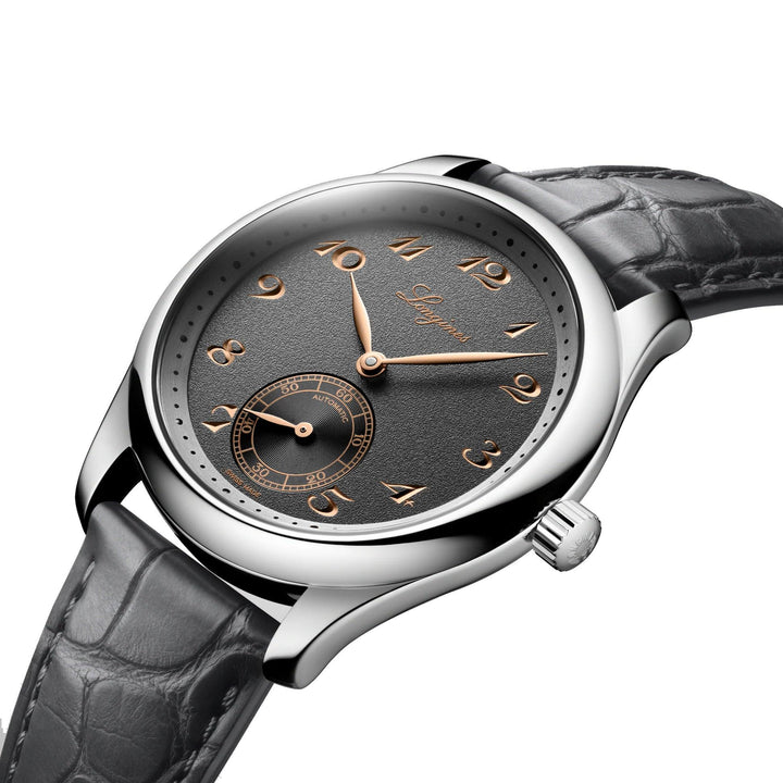 Longines orologio Master Collection 38mm antracite automatico acciaio L2.843.4.63.2 - Capodagli 1937