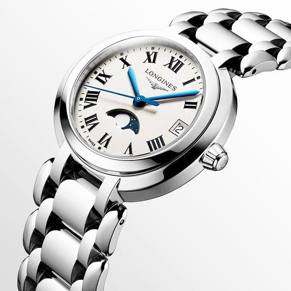 Longines Primaluna karóra 34 mm-es ezüst kvarc acél L8.116.4.71.6 - Capodagli 1937