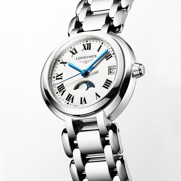 Longines Primaluna karóra 34 mm-es ezüst kvarc acél L8.116.4.71.6 - Capodagli 1937