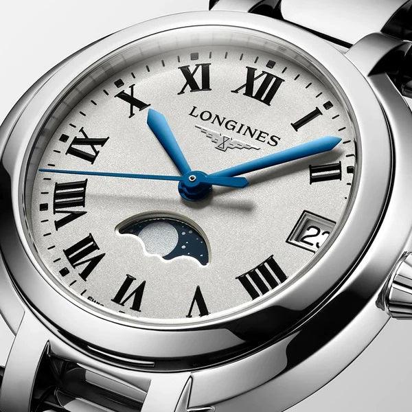 Longines Primaluna karóra 34 mm-es ezüst kvarc acél L8.116.4.71.6 - Capodagli 1937