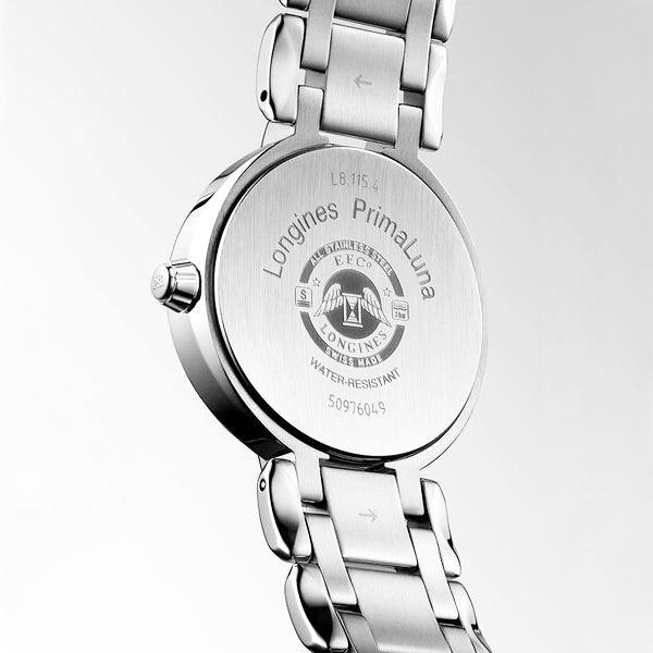 Longines Primaluna karóra 34 mm-es ezüst kvarc acél L8.116.4.71.6 - Capodagli 1937