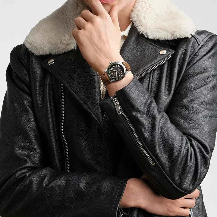 Longines ur Spirit Zulu Time 39mm antracit automatisk stål L3.802.4.63.2 - Capodagli 1937