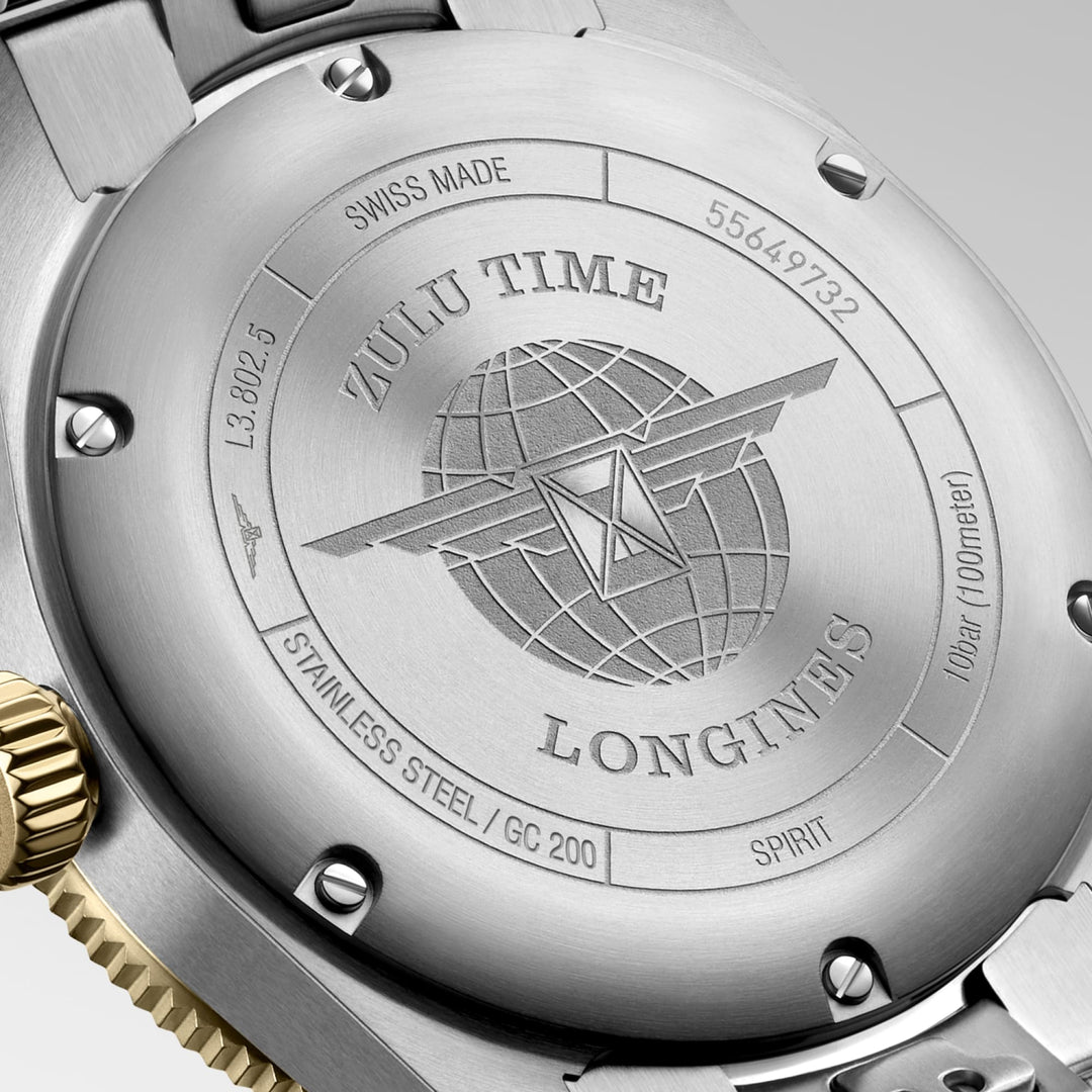 Longines orologio LONGINES SPIRIT ZULU TIME - L3.802.5.53.6