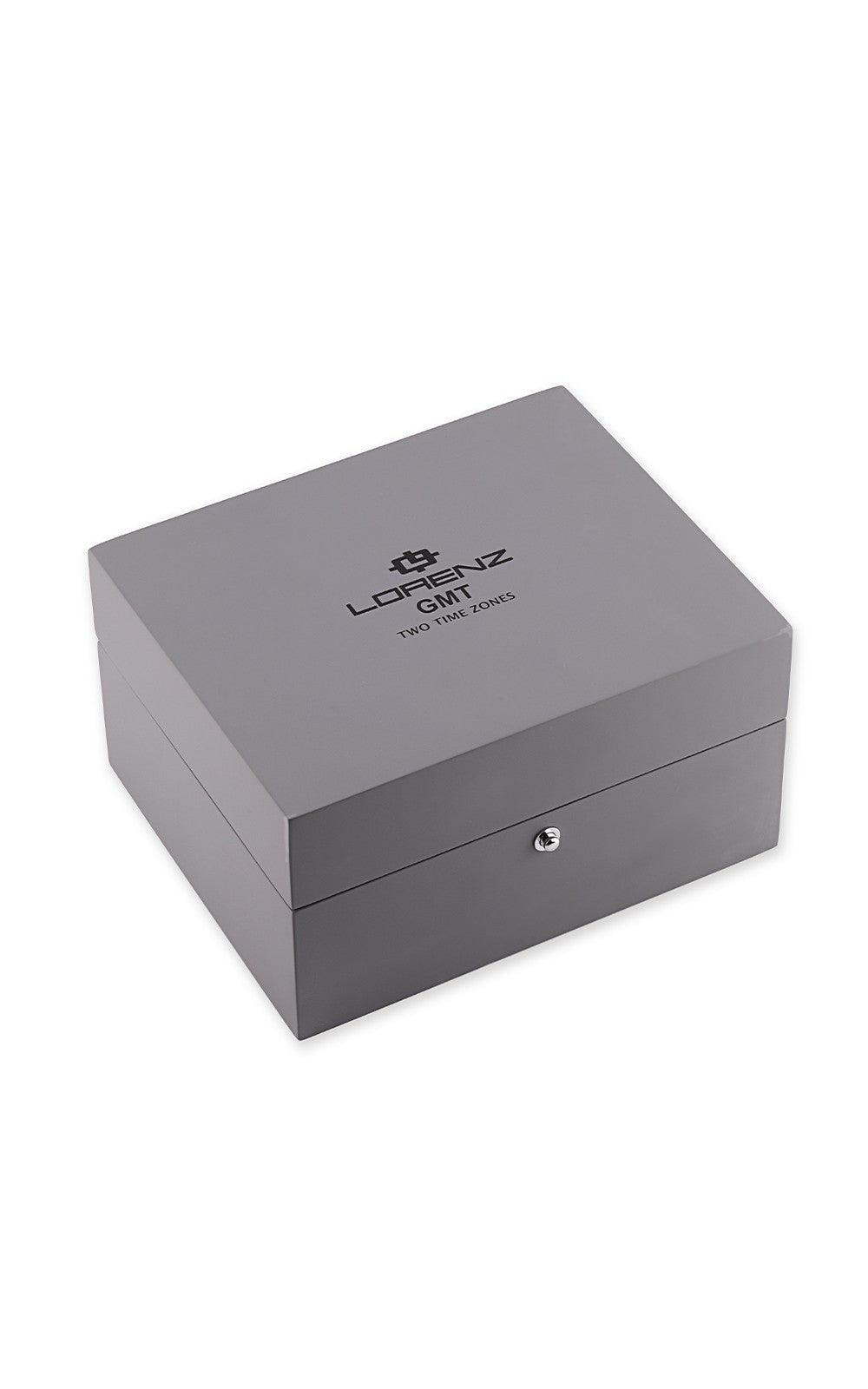 Lorenz GMT Relógio automático 40 mm preto aço automático 030228AA - Capodagli 1937