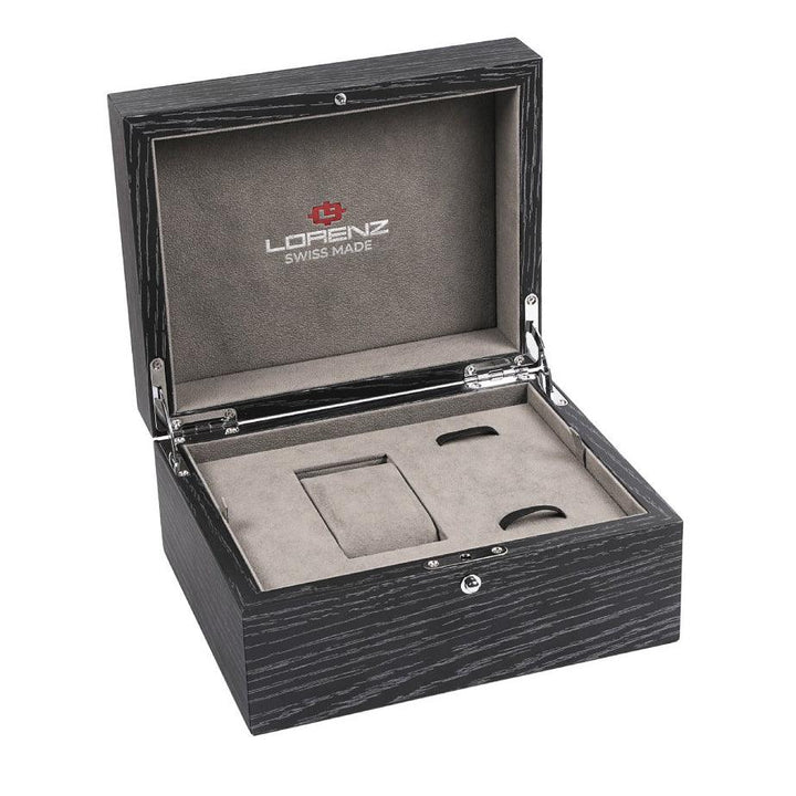 Lorenz Montenapoleone Relógio mergulhador 42 mm aço quartzo azul 090010BB - Capodagli 1937