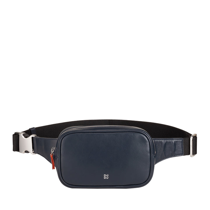 DUDU miesten nahkainen vyölaukku säädettävällä vatsahihnalla, värikäs yksitaskuinen vyötärölaukku vetoketjulla, matkapuhelinteline, matkalaukku, skootterin moottoripyörän vyölaukku