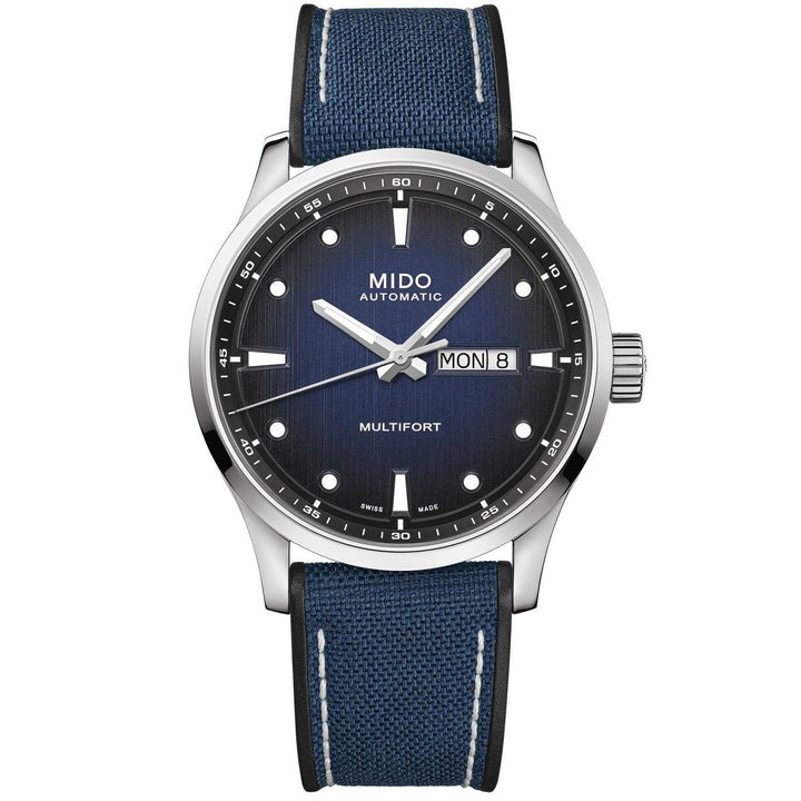 Mido-Uhr Multifort M 42 mm blauer Automatikstahl M038.430.17.041.00 – Capodagli 1937