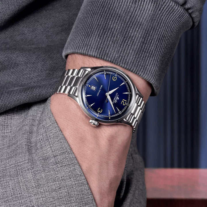 Reloj Mido Multifort Powerwind 40mm azul automático acero M040.407.11.047.00 - Capodagli 1937