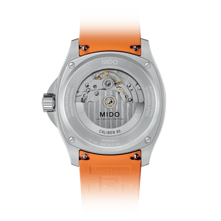 Mido ur Multifort TV Big Date 40mm automatisk stålgrå M049.526.17.081.00 - Capodagli 1937