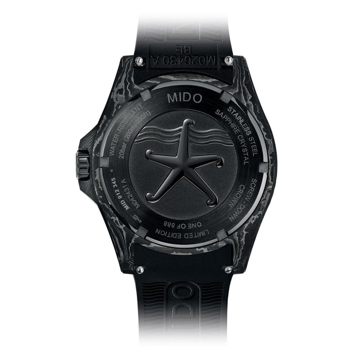 Mido ur Ocean Star 200C Carbon Limited Edition Cosc certificeret 42 mm sort automatisk kulfiber M042.431.77.081.00 - Capodagli 1937