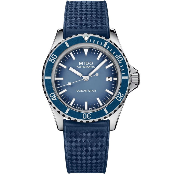 Montre Mido Ocean Star Tribute Special Edition 40mm bleu automatique acier M026.807.11.041.01 - Capodagli 1937
