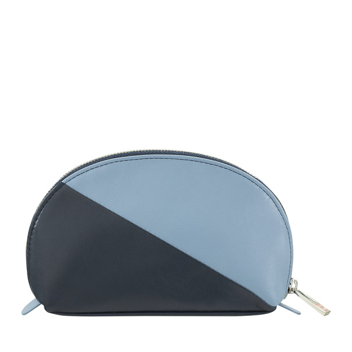 DUDU Mini Pochette per Borsa in Pelle, Astuccio Porta Trucchi da Viaggio, Piccola Trousse con Cerniera da Borsetta, Design Colorato