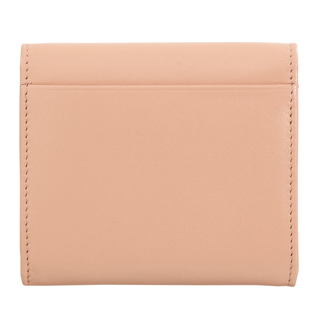 DUDU Mini slanke damesportemonnee van echt leer met portemonnee met ritssluiting, knoopsluiting, compacte gekleurde portemonnee