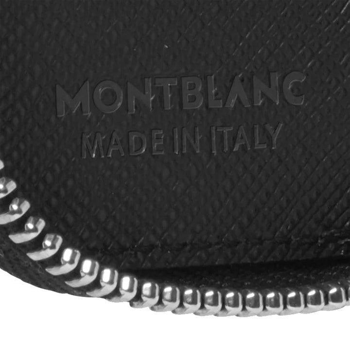 Montblanc case for 1 writing instrument with Sartorial black zip 198362 - Capodagli 1937