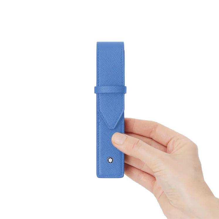 Montblanc case for 1 Sartorial writing instrument light blue 198253 - Capodagli 1937